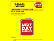 Tablet Screenshot of booklets.4over.com