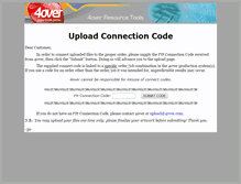 Tablet Screenshot of 4ftp.4over.com